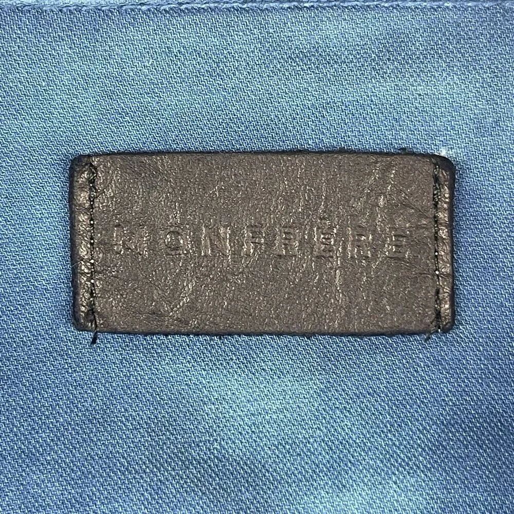 Monfrère Dean Denim Jean Jacket Women Size M Indigo‎ Blue Dipped Dye Unisex